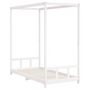 Voir la diapositive 3 : VIDAXL Cadre de lit pour enfants blanc 90x190 cm bois de pin massif