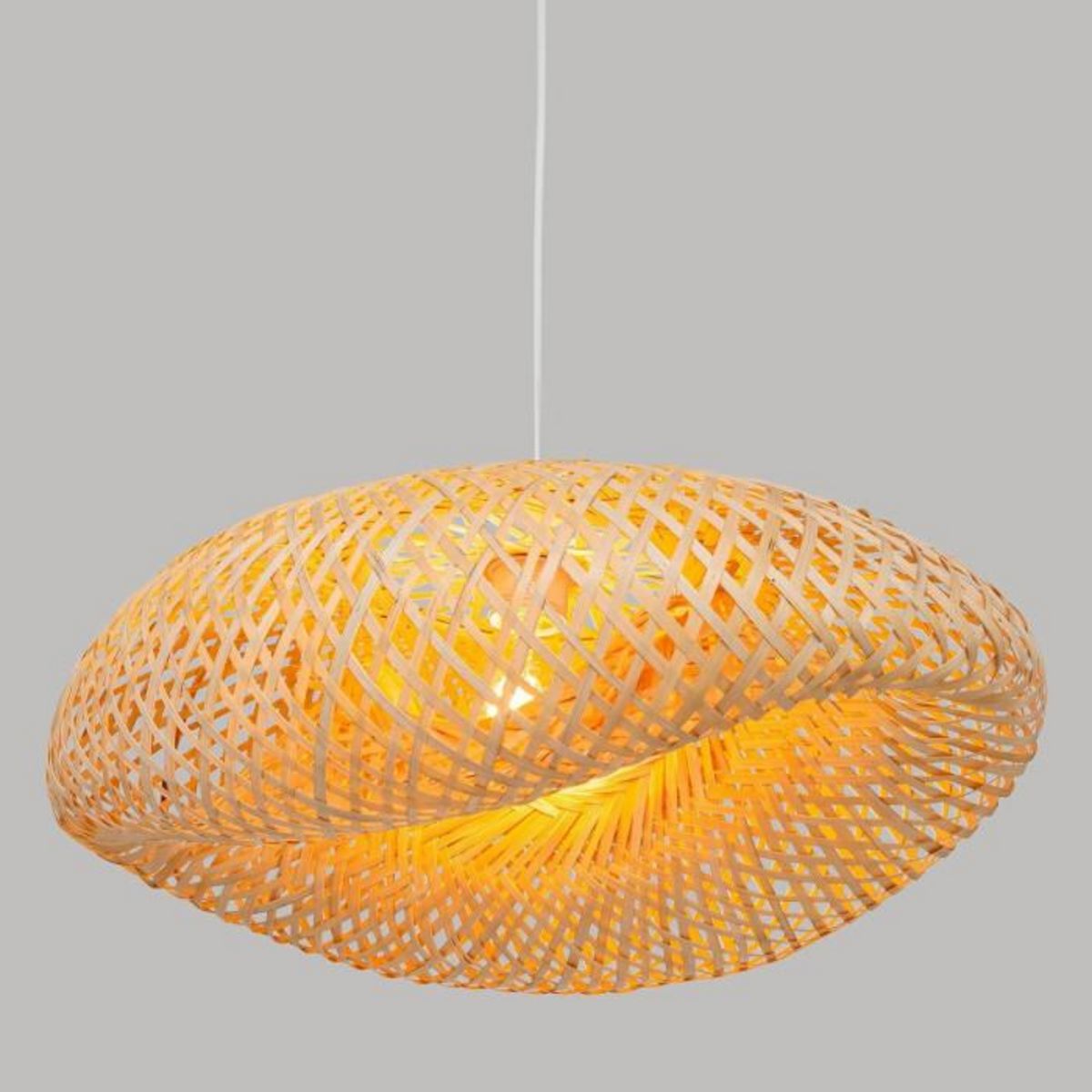 ATMOSPHERA Lampe Suspension en Bambou  Beddy  36cm Naturel