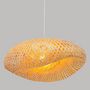 Voir la diapositive 2 : ATMOSPHERA Lampe Suspension en Bambou  Beddy  36cm Naturel