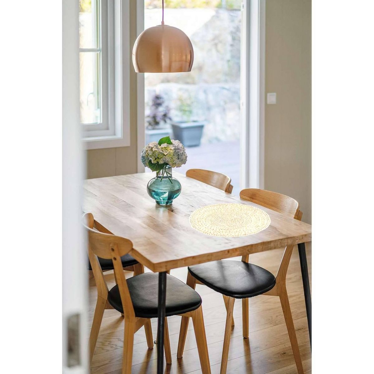 SECRET DE GOURMET Lot de 6 sets de table rond Escambia - Diam 38 cm - Beige