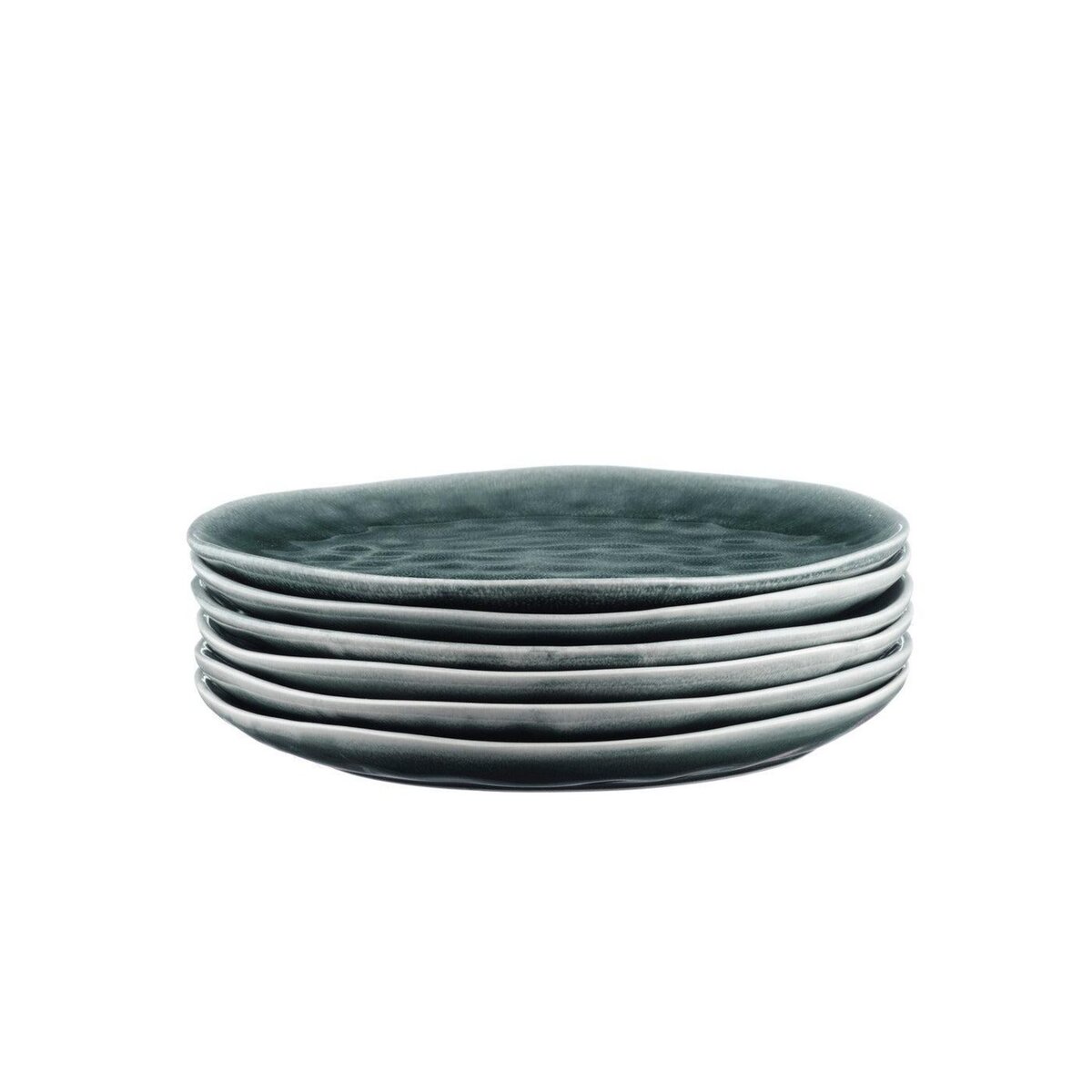 BJORN Assiette MOON Ø28,5cm - 6 pièces - Pétrole