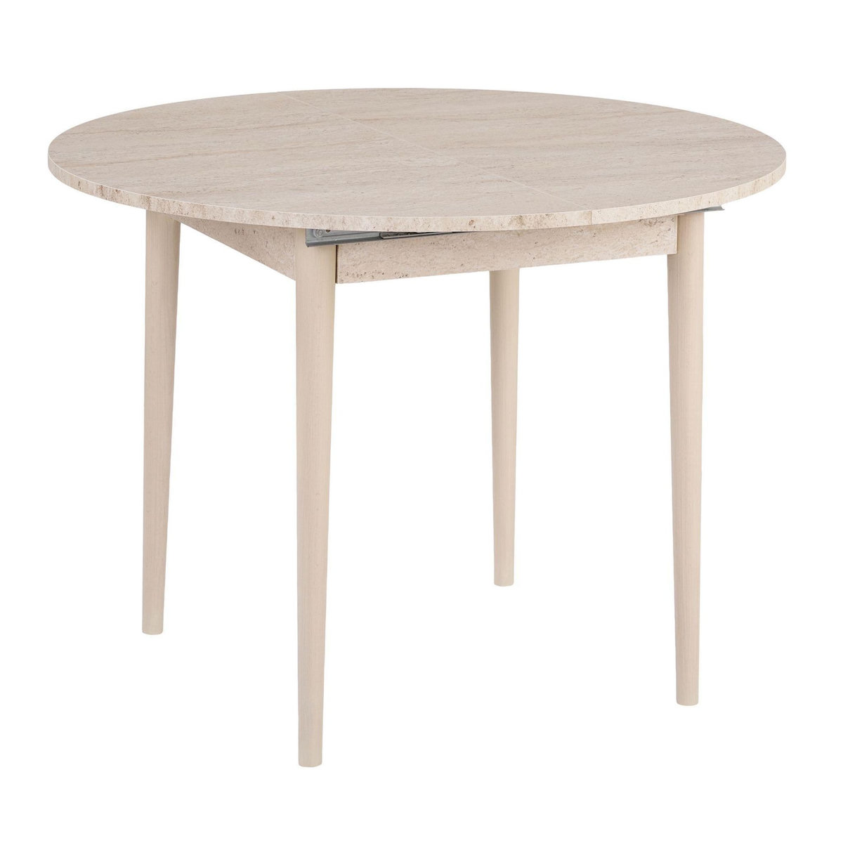 Habitat et Jardin Table à manger extensible en bois  Viona  100 x 100 x 75 cm - Travertin