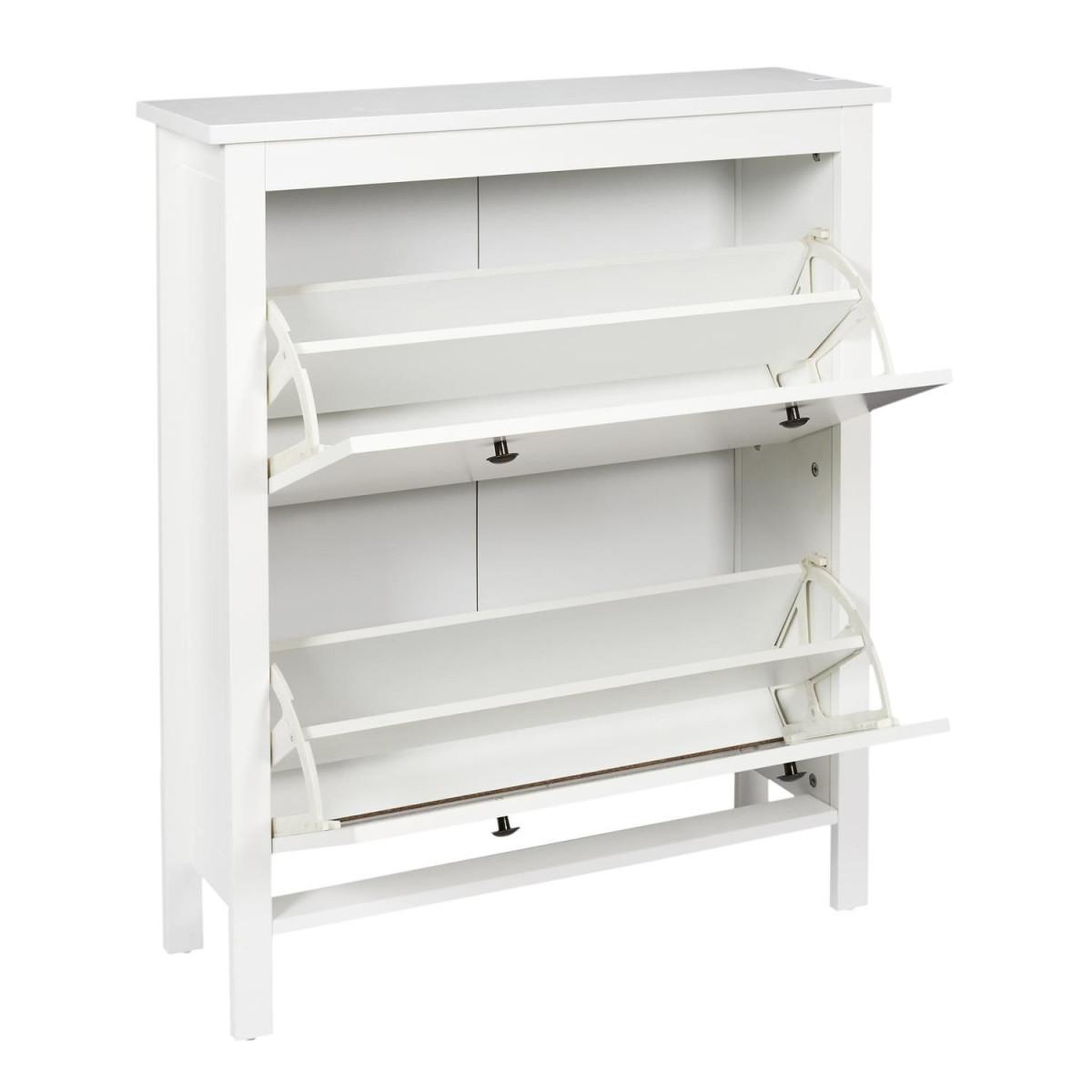 Voir la diapositive 4 : The Home Deco Factory Meuble à chaussures  elisabeth  92cm blanc