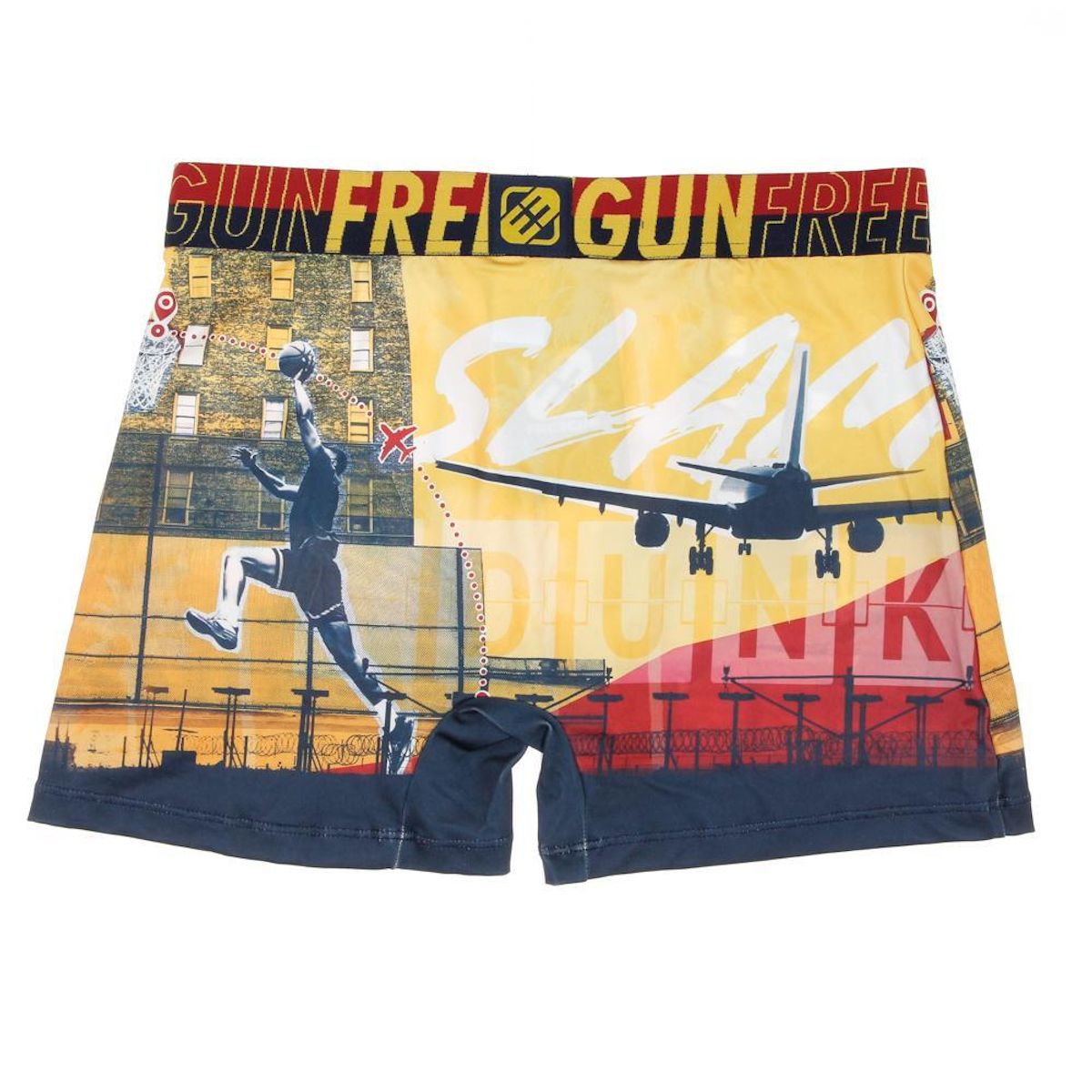 FREEGUN Boxer Rouge/ à Imprimés Homme Freegun BAS