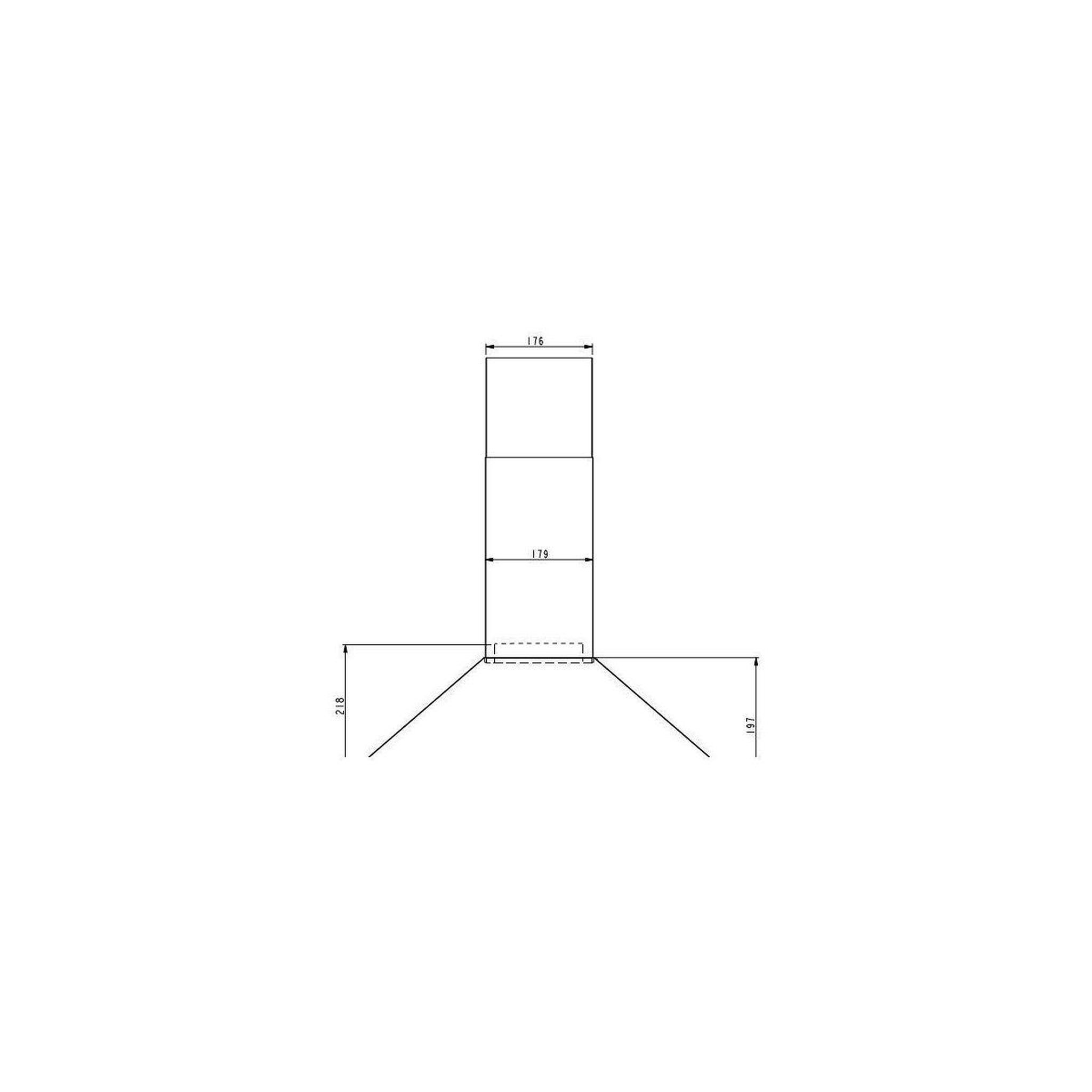 Voir la diapositive 5 : ESSENTIEL B Hotte décorative murale ehdt 614i