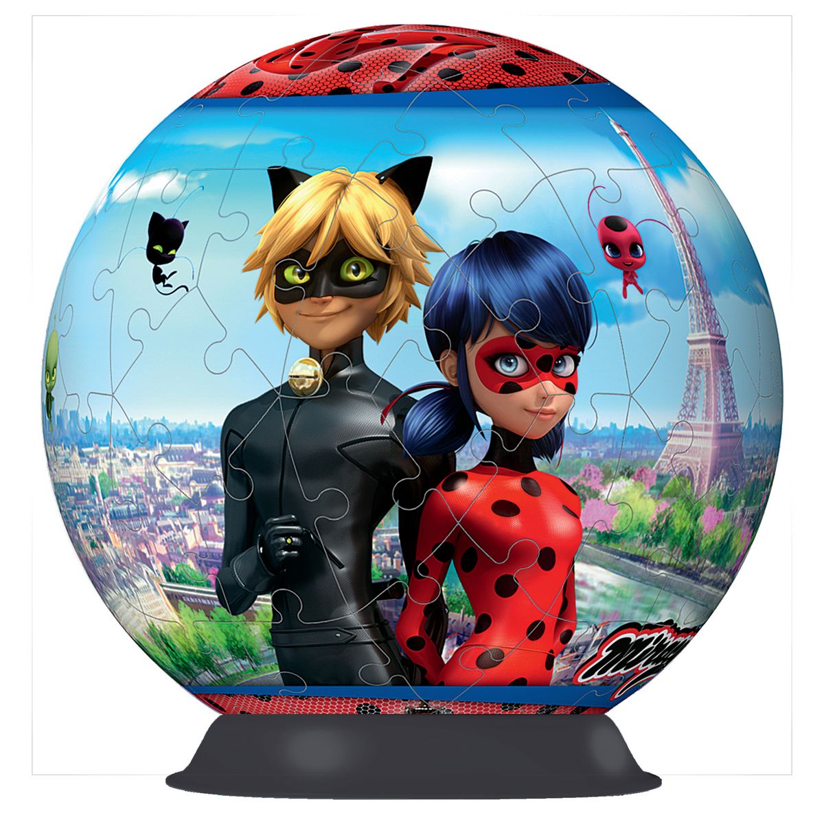 RAVENSBURGER Puzzle 3D rond 72 p - Miraculous