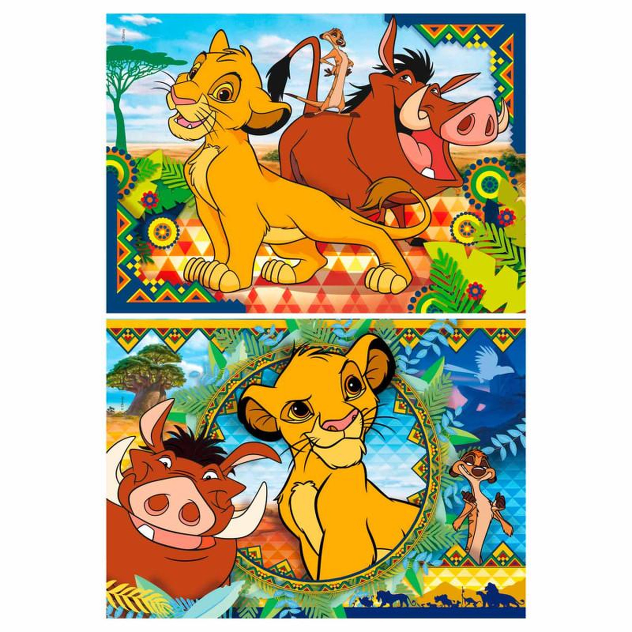 Voir la diapositive 2 : CLEMENTONI Clementoni Puzzle The Lion King, 2x60st.