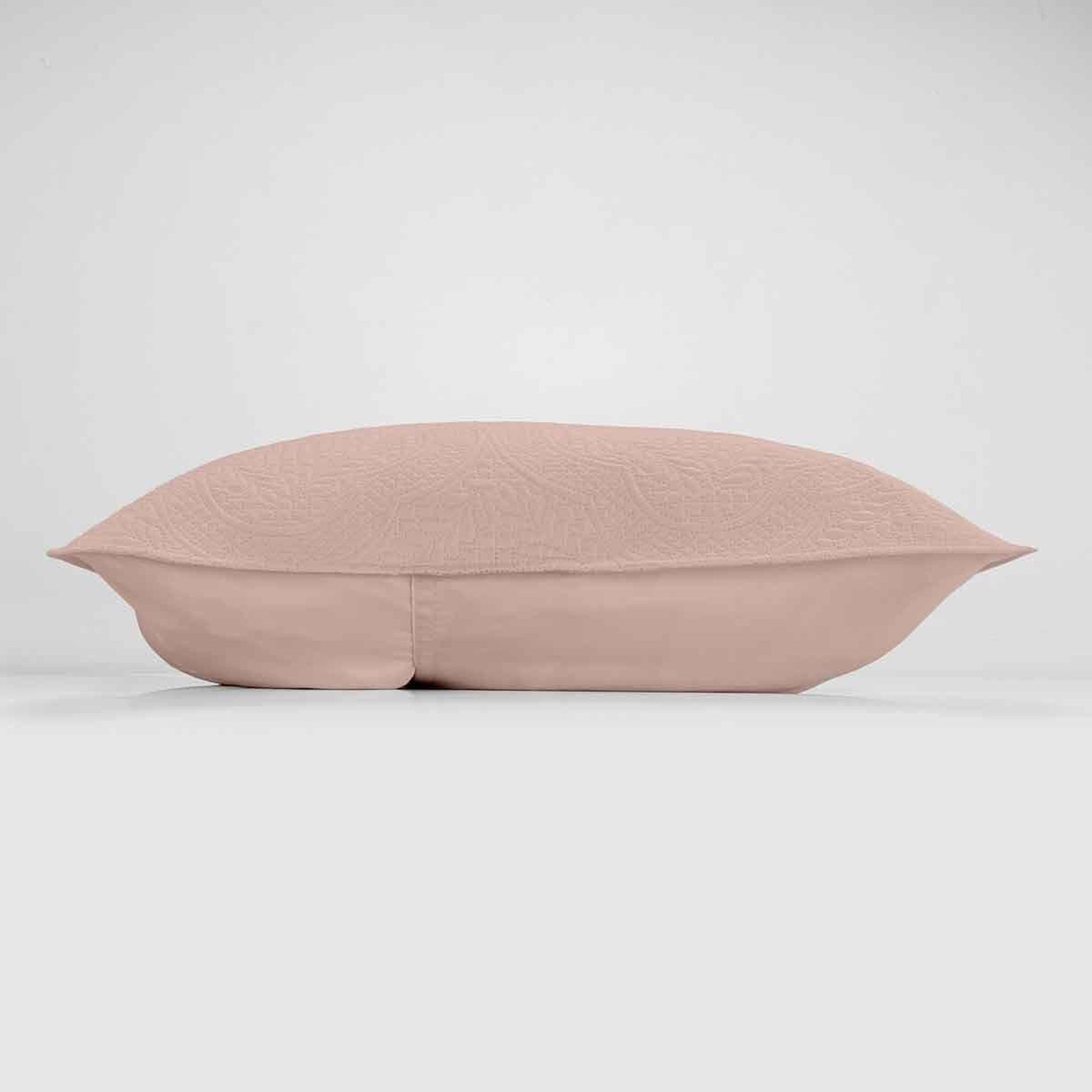 Voir la diapositive 2 : Douceur d'Intérieur Housse de coussin  romane  60x60cm rose