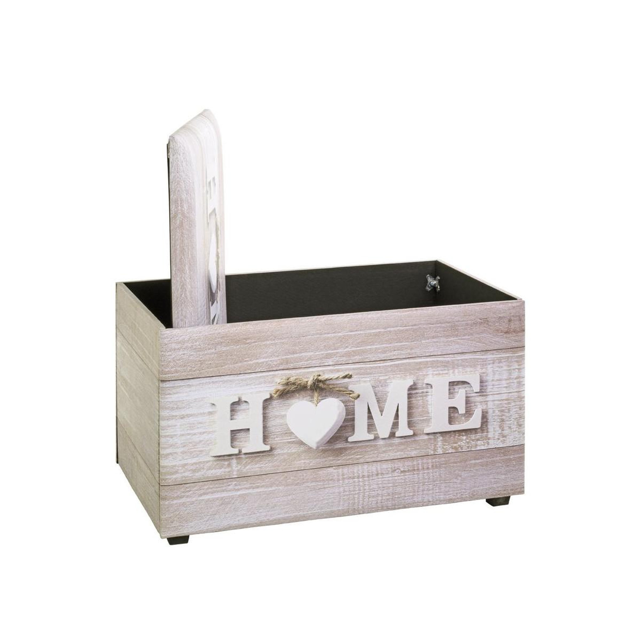 Voir la diapositive 4 : Paris Prix Coffre de Rangement Vintage  Home  65cm Naturel