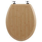 ATMOSPHERA Abattant WC effet bambou Natura - MDF - Marron