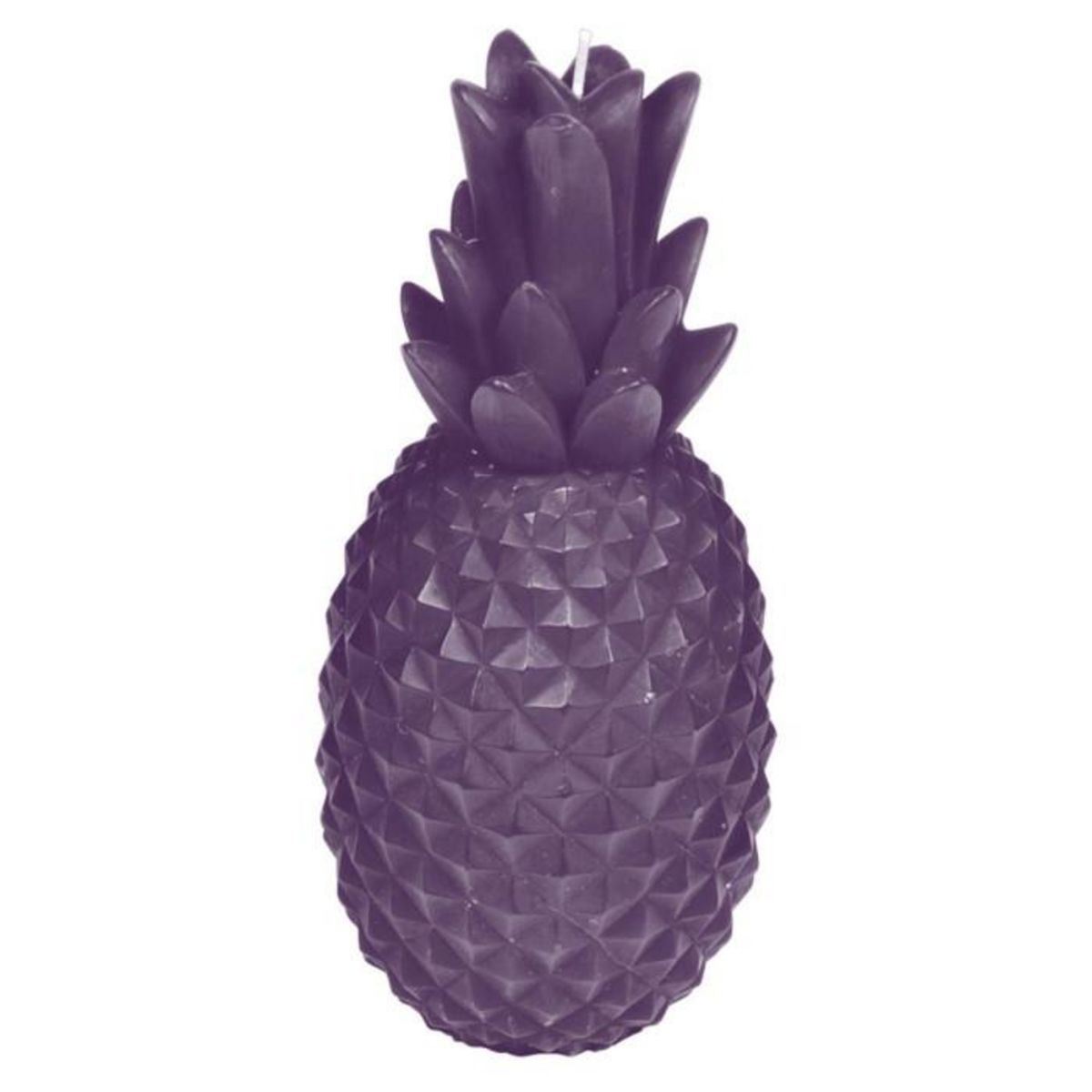 Paris Prix Bougie Déco  Ananas Tropical  20cm Violet
