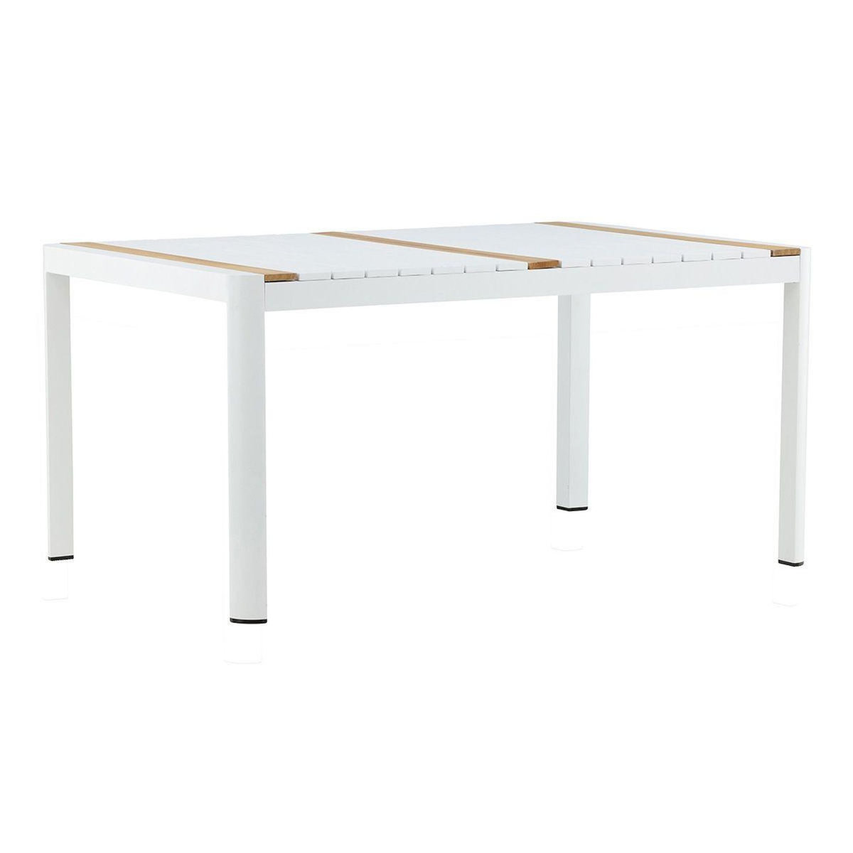 Paris Prix Table de Jardin en Teck  Togo  150cm Blanc