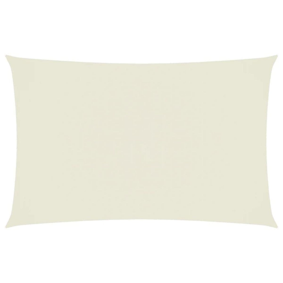 VIDAXL Voile de parasol tissu oxford rectangulaire 4x7 m creme