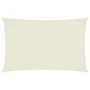 Voir la diapositive 2 : VIDAXL Voile de parasol tissu oxford rectangulaire 4x7 m creme