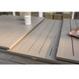 Voir la diapositive 2 : DCB GARDEN Table de jardin 240/300x100cm aluminium taupe