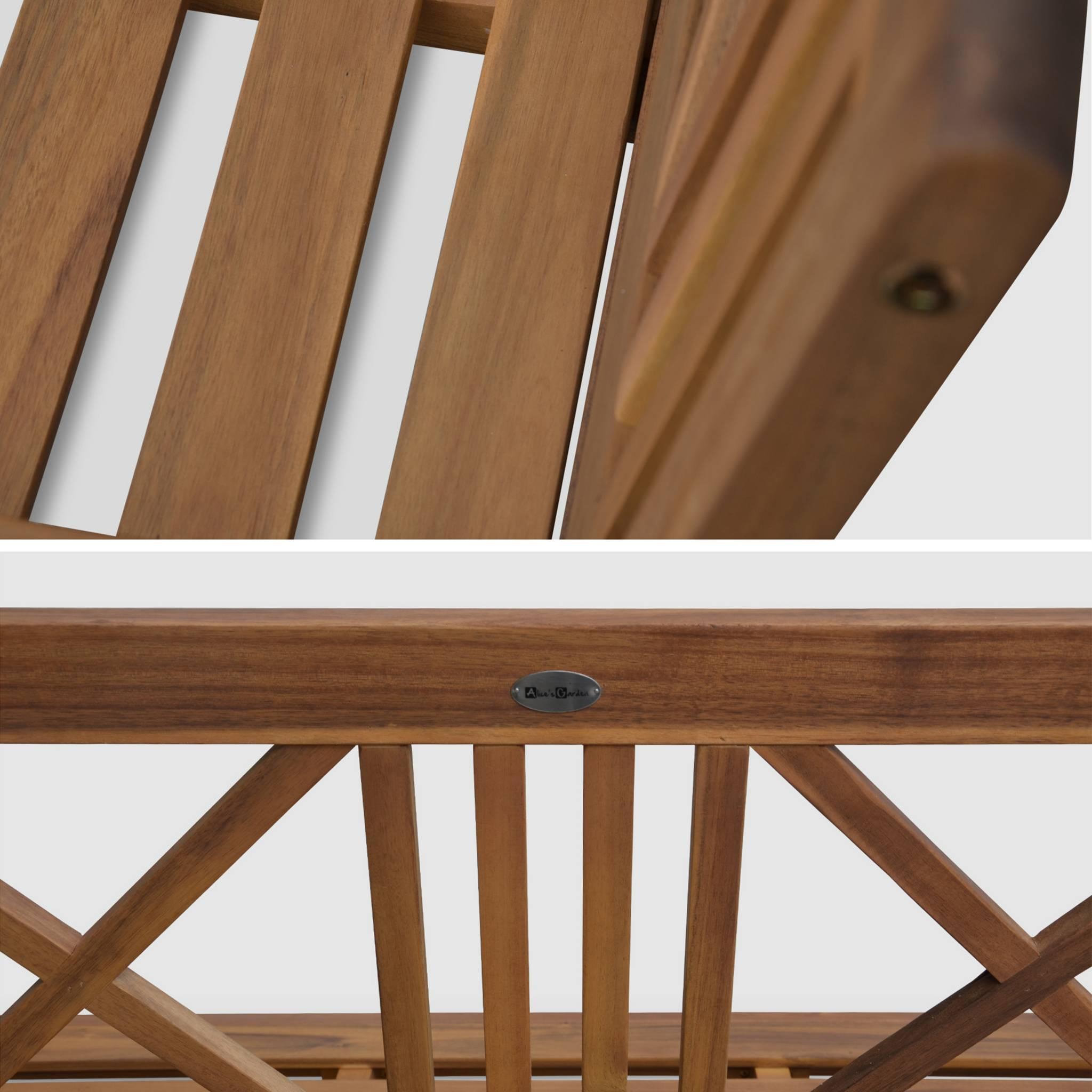 Voir la diapositive 5 : SWEEEK BANC EN BOIS - BANCO - 120x60cm