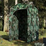 VIDAXL Tente de douche camouflage impermeable