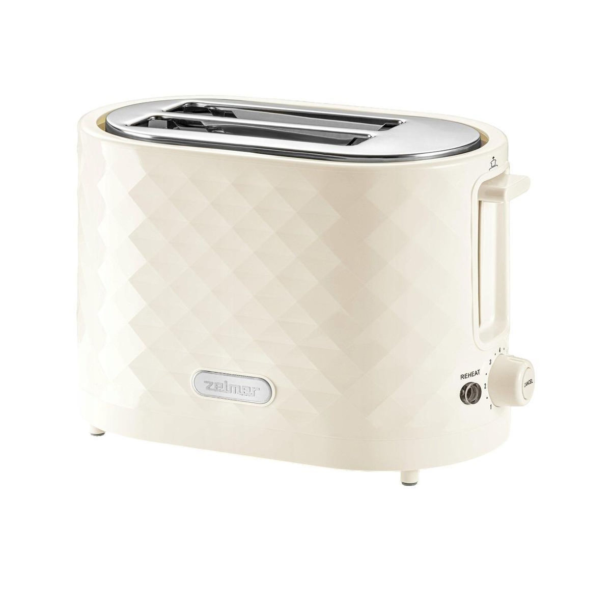 ZELMER Grille-pain Bestron ZTS7632F Fryderyk crème 2 toasts