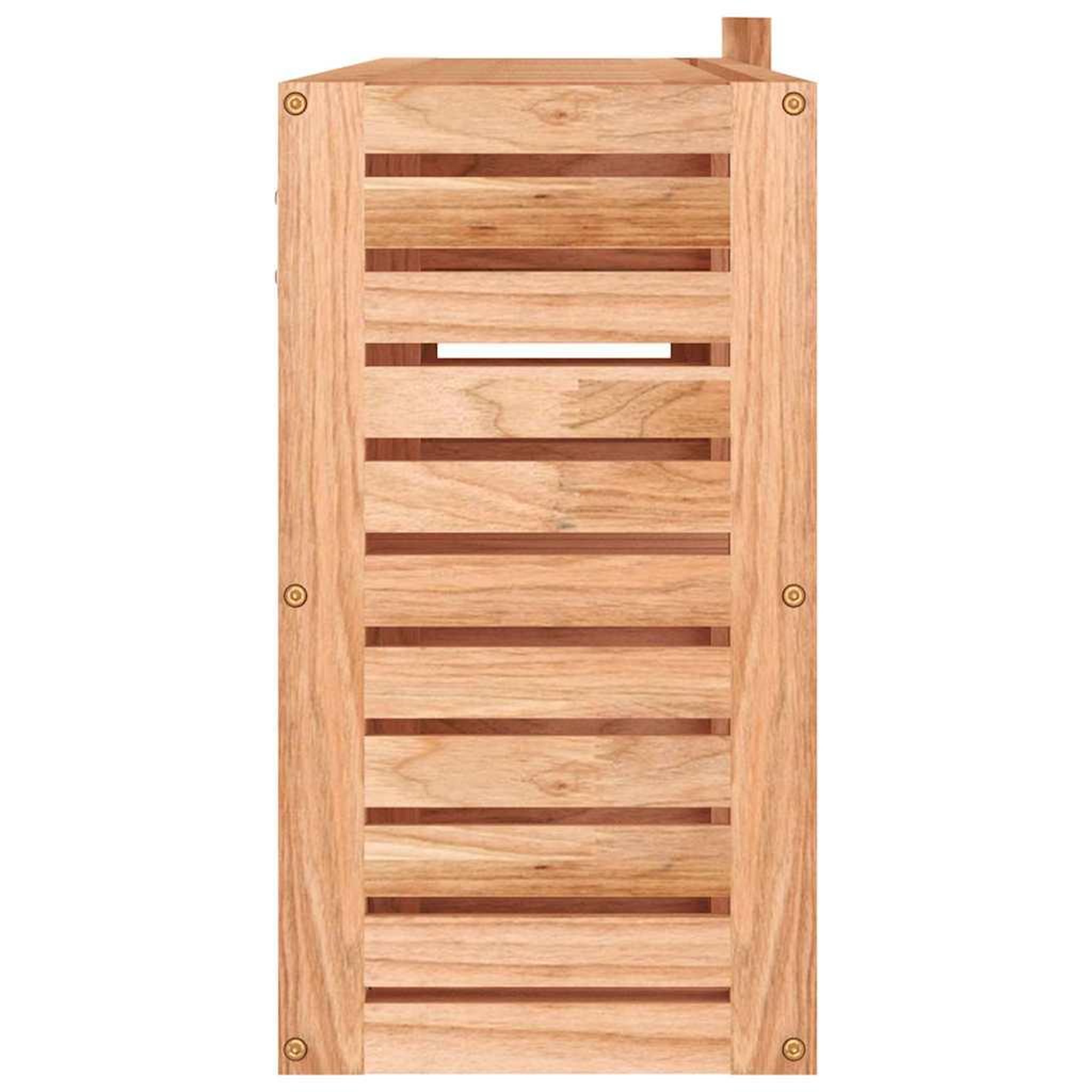 Voir la diapositive 5 : VIDAXL Armoire a miroir 80x17x34 cm bois massif de noyer