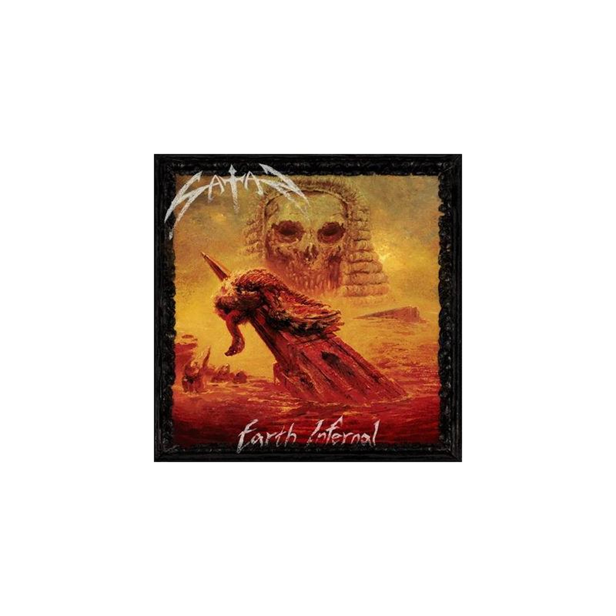 Vinyle 33t 30 cm album satan earth infernal