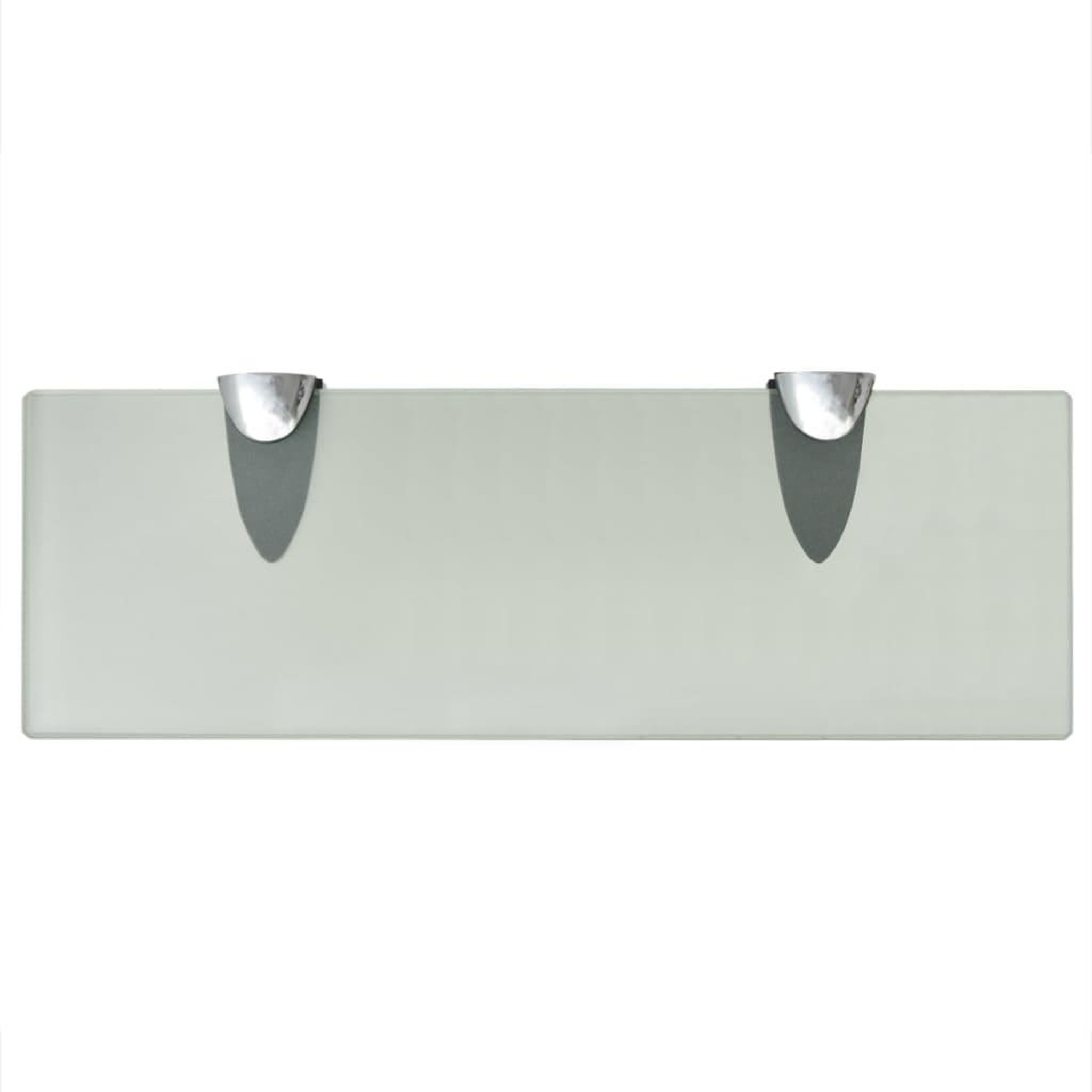 Voir la diapositive 4 : VIDAXL Etageres murales 2 pcs Verre 30 x 10 cm 8 mm