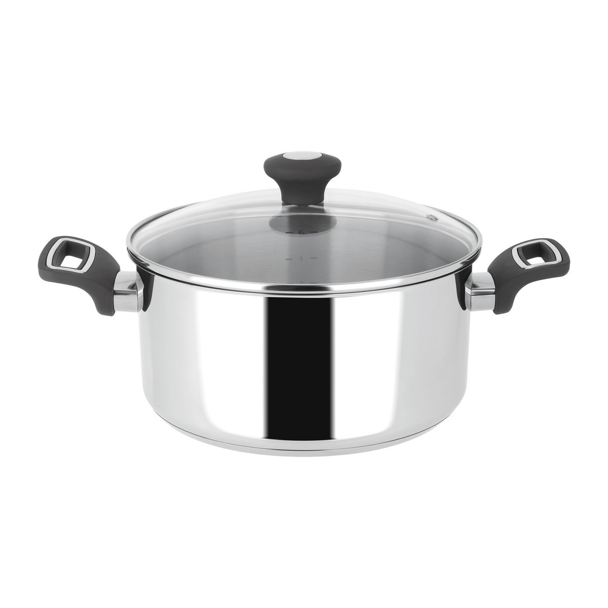 ACTUEL Marmite induction inox 24 cm  - 4 litres