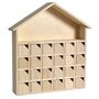 Voir la diapositive 3 : Artemio Calendrier de l'Avent en bois Maison 31,5 x 7 x 34 cm