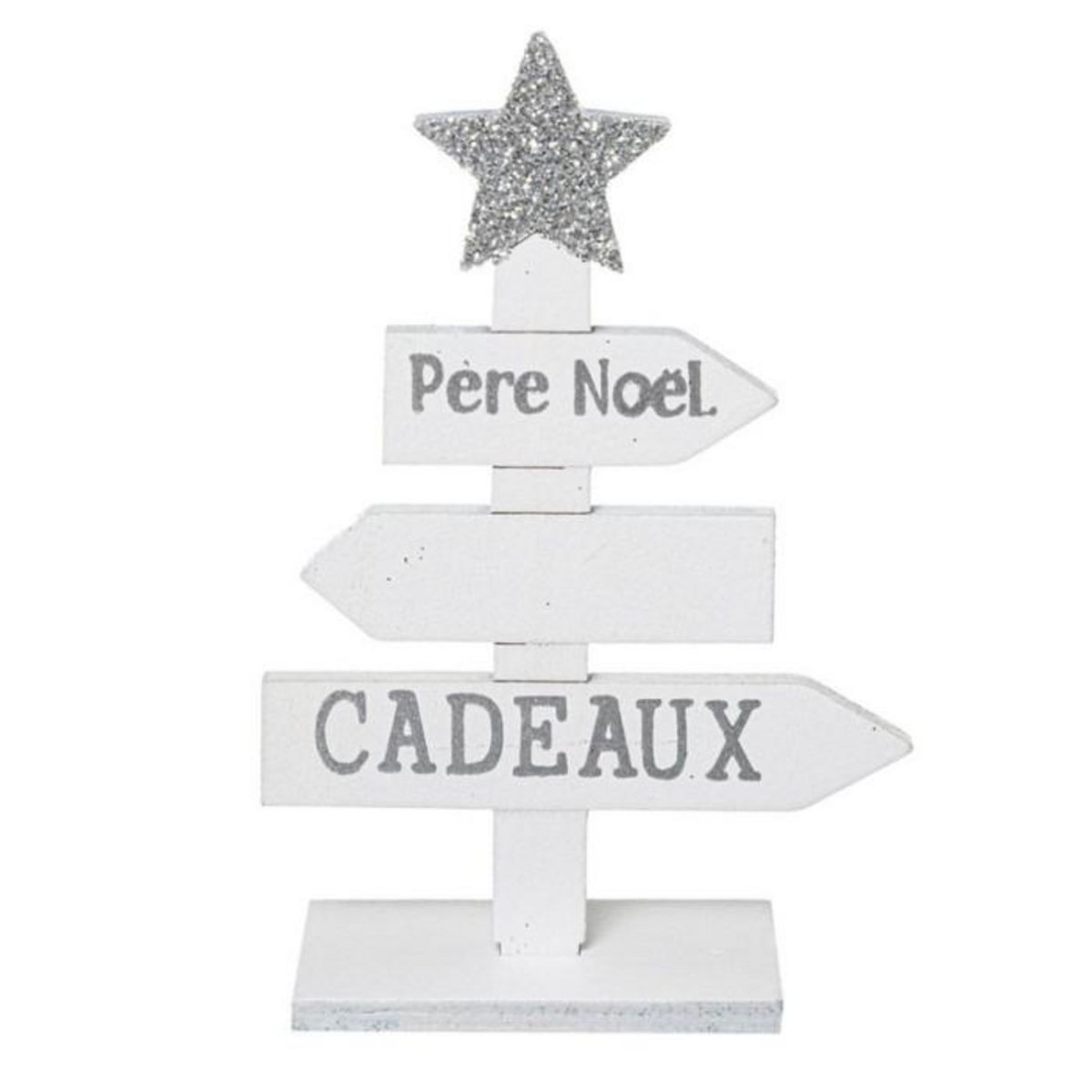 FEERIC LIGHT & CHRISTMAS Lot de 6 Cavaliers de Table  Colorama  Blanc