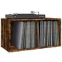 Voir la diapositive 5 : VIDAXL Boîte de rangement a disques vinyle Chene fume 71x34x36 cm Bois