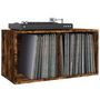 Voir la diapositive 5 : VIDAXL Boîte de rangement a disques vinyle Chene fume 71x34x36 cm Bois