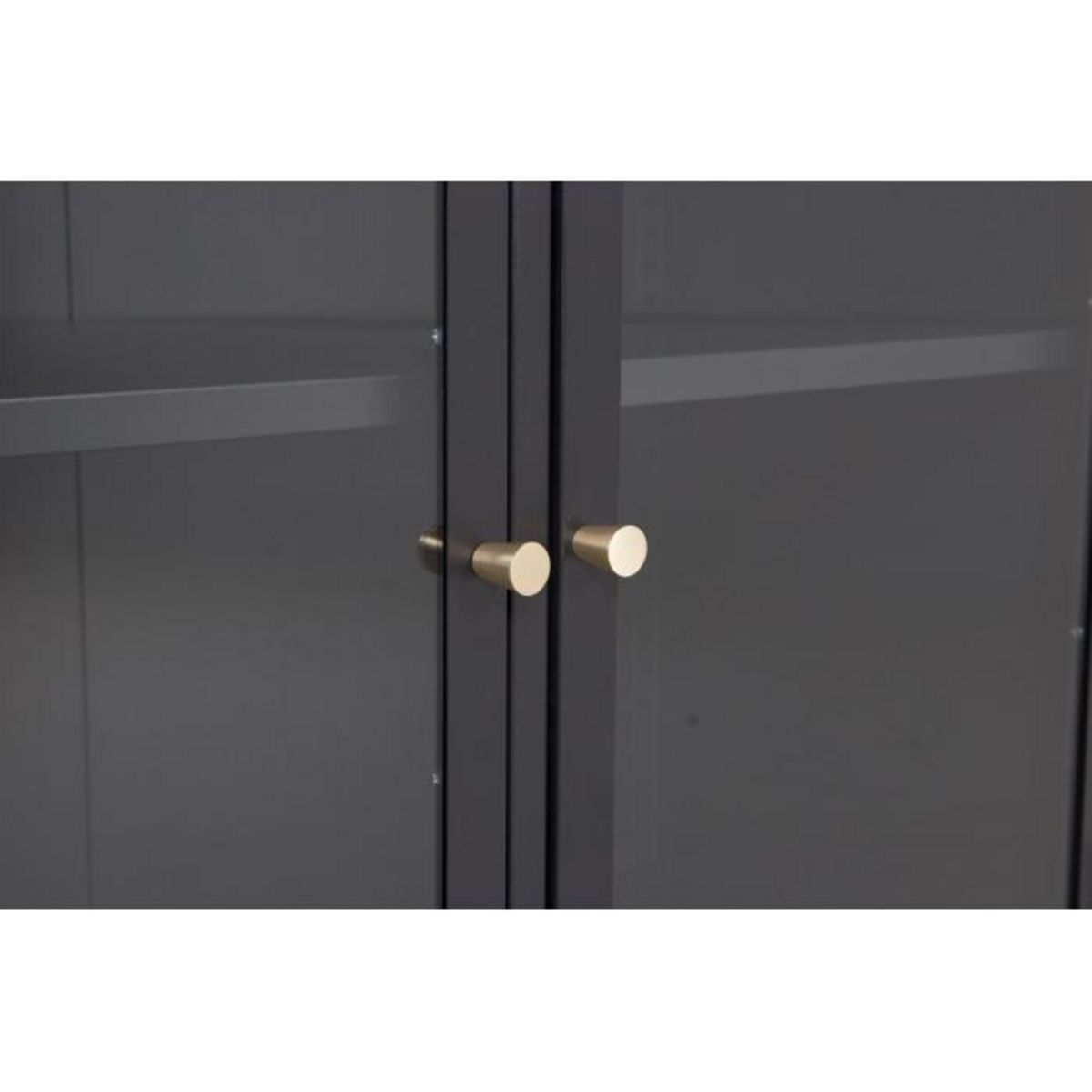 Paris Prix Vitrine 2 Portes  Bakal  85cm Noir