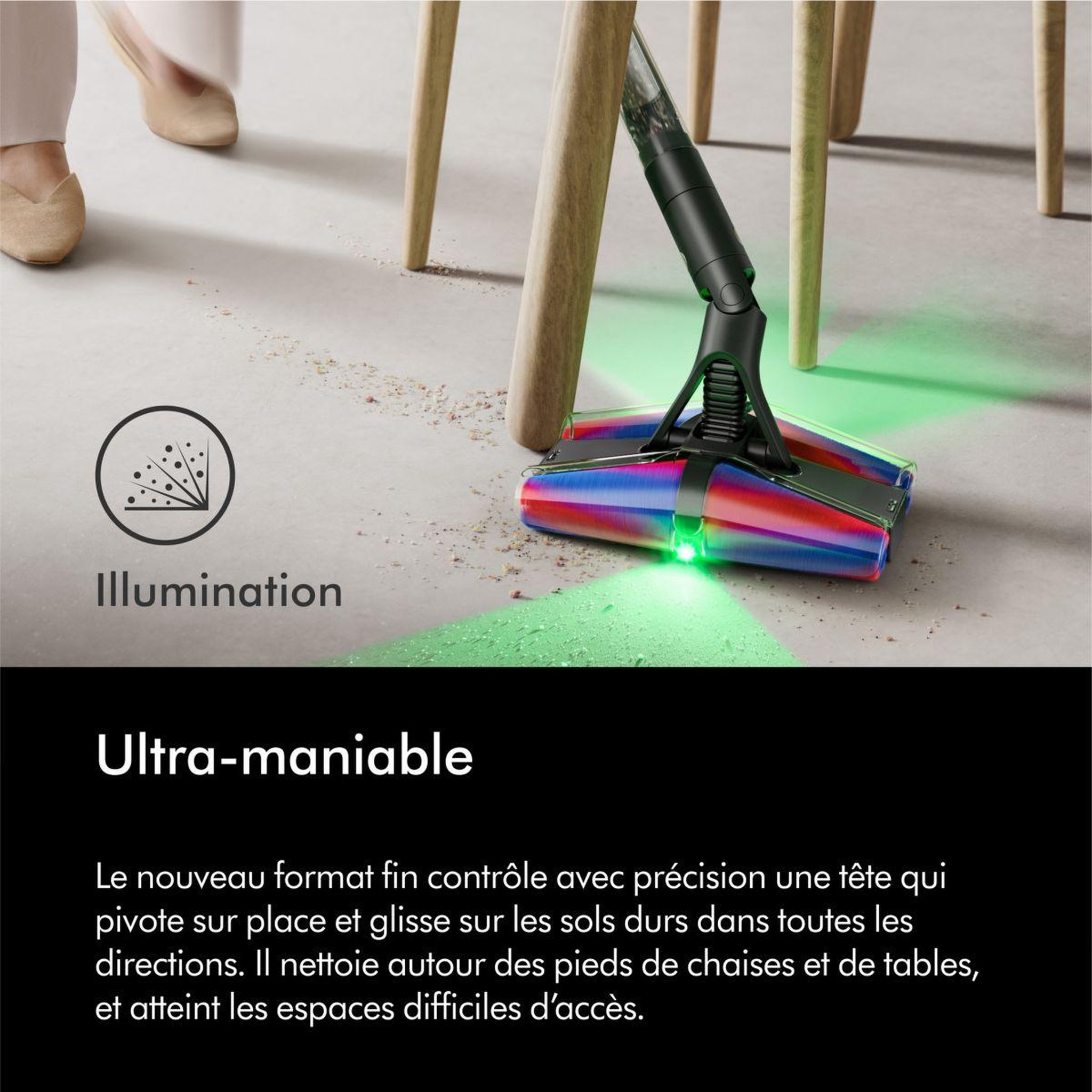 Voir la diapositive 4 : Dyson Aspirateur balai pencilvac fluffycones