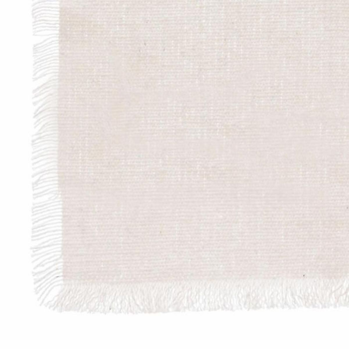 SECRET DE GOURMET Chemin de Table  Maha  38x140cm Blanc