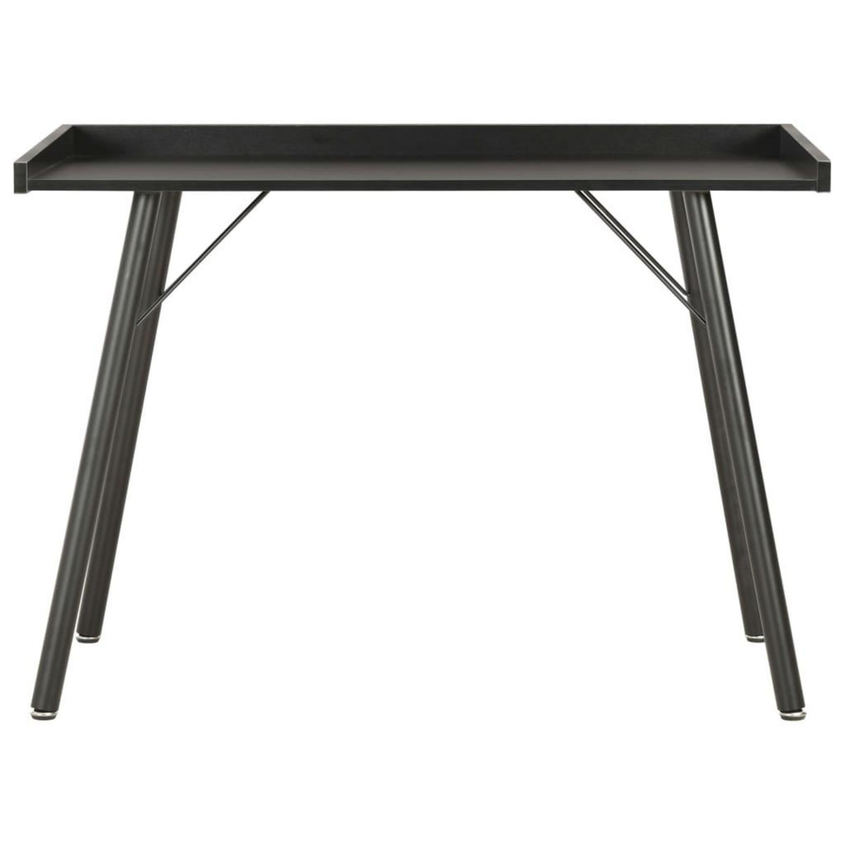 VIDAXL Bureau Noir 90x50x79 cm