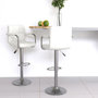 Voir la diapositive 1 : VIDAXL Tabourets de bar lot de 2 blanc similicuir