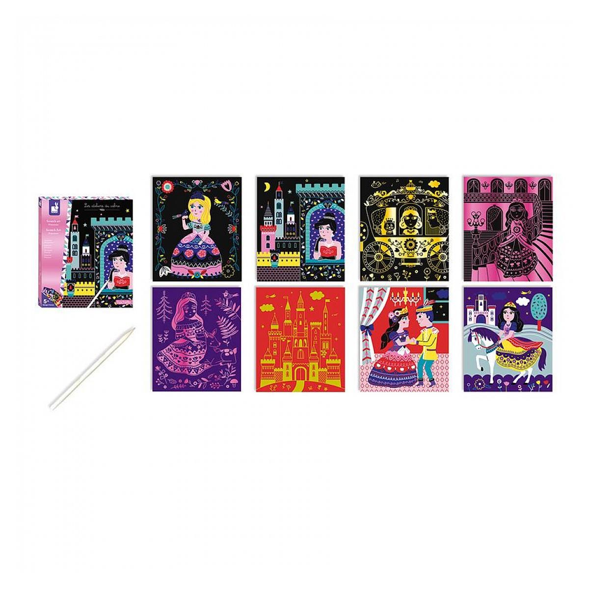 Juratoys-Janod Scratch Art - Jolie princesses