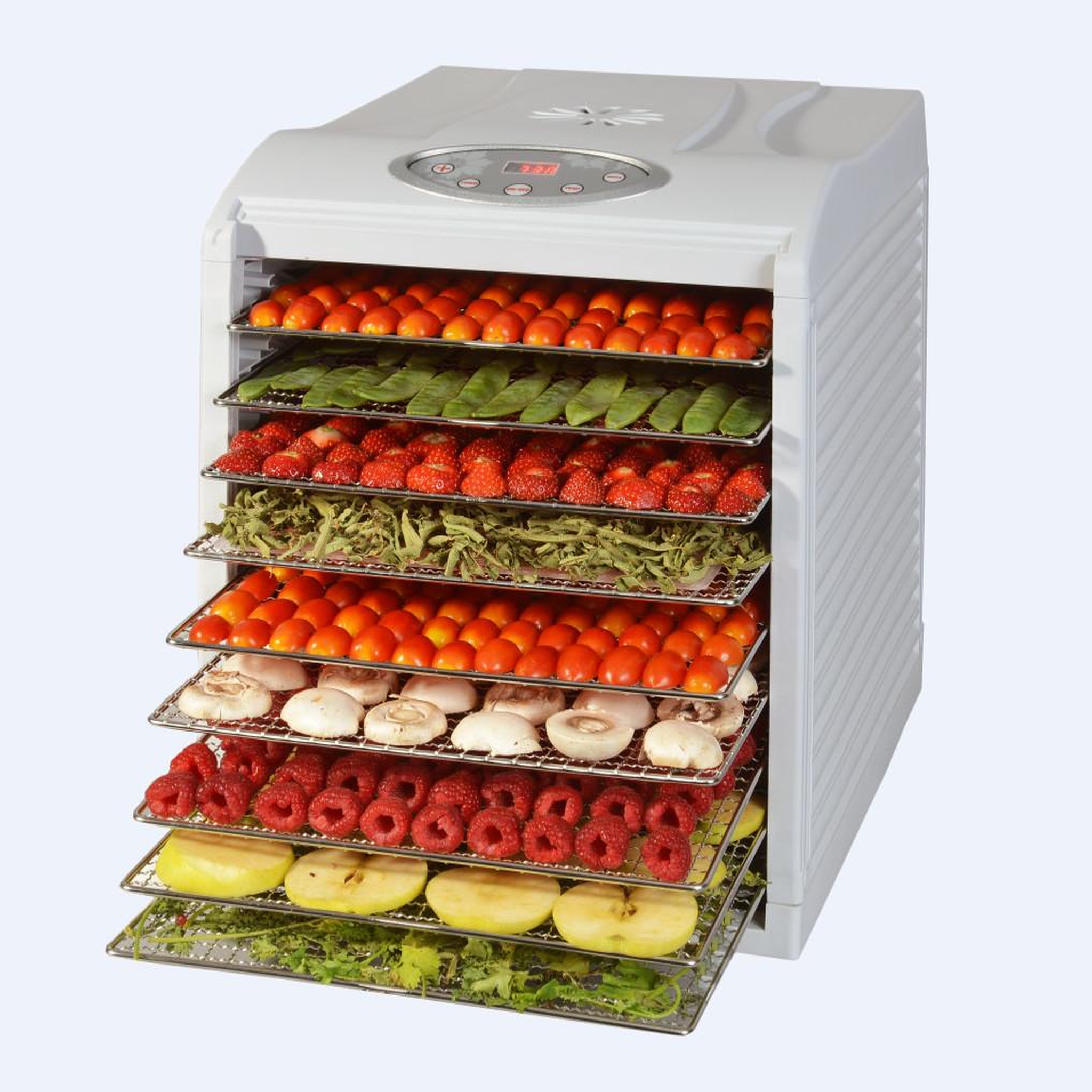 Kitchen chef Déshydrateur fruits et légumes 9 plateaux 650w - kys-333d
