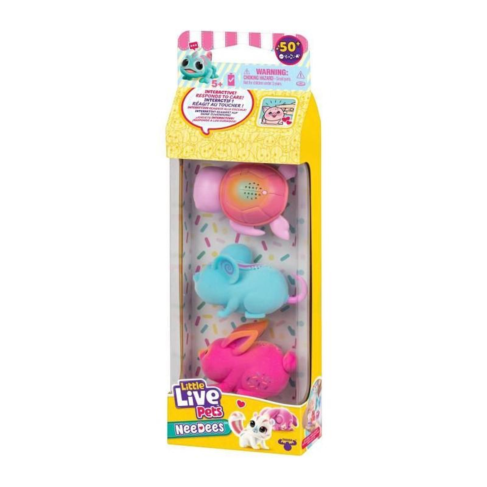 Voir la diapositive 2 : LITTLE LIVE PETS Pack de 3 Needes - Little Live Pets - Série 2 - Animaux électroniques
