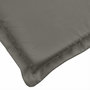 Voir la diapositive 5 : VIDAXL Coussin de banc de jardin gris fonce melange 180x50x7 cm tissu