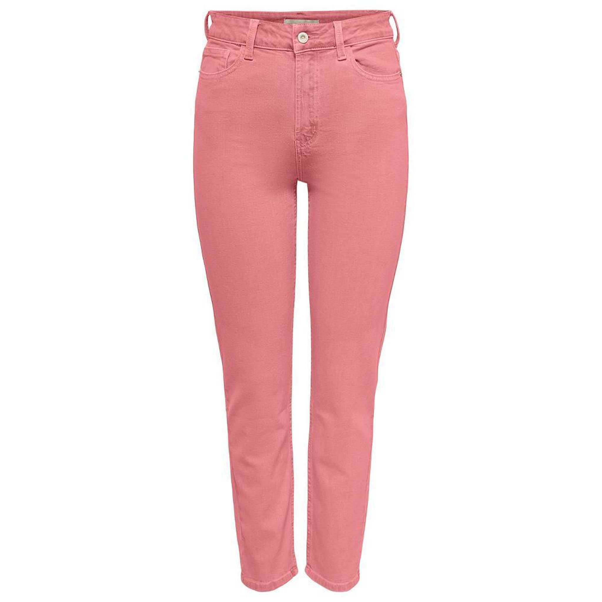 Only Pantalon Slim Rose Femme Only Lemily. Coloris disponibles : Rose
