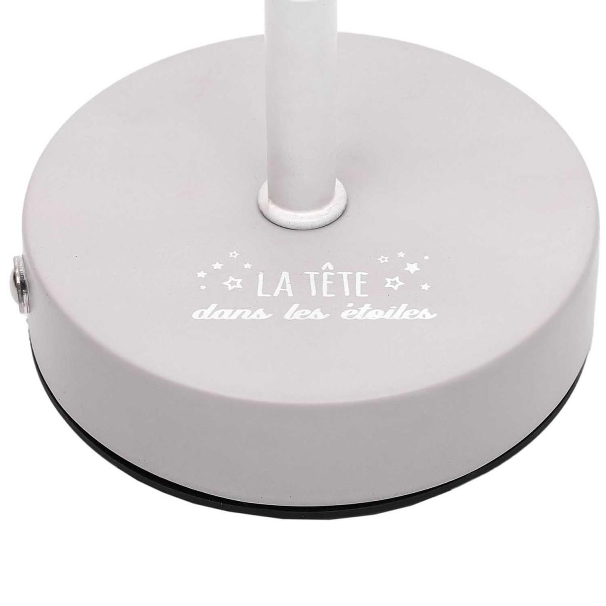 Voir la diapositive 3 : HOME DECO KIDS Lampe à Poser Rechargeable  Étoiles  29cm Gris