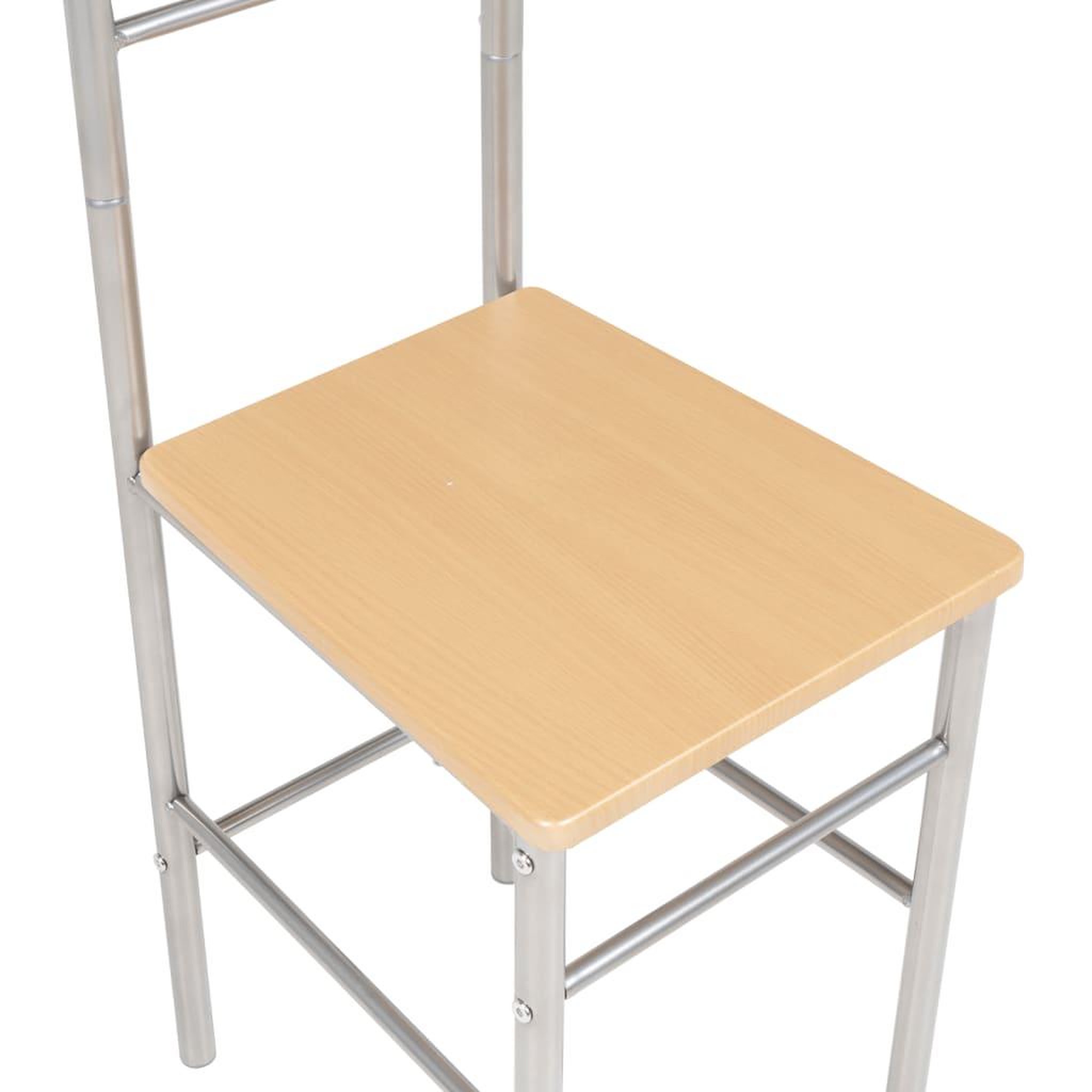 Voir la diapositive 5 : VIDAXL Chaise valet de nuit lot de 2 metal