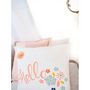 Voir la diapositive 6 : COTE DECO Parure de lit enfant Hello - 100% coton 57 fils/cm² - 140 x 200 cm