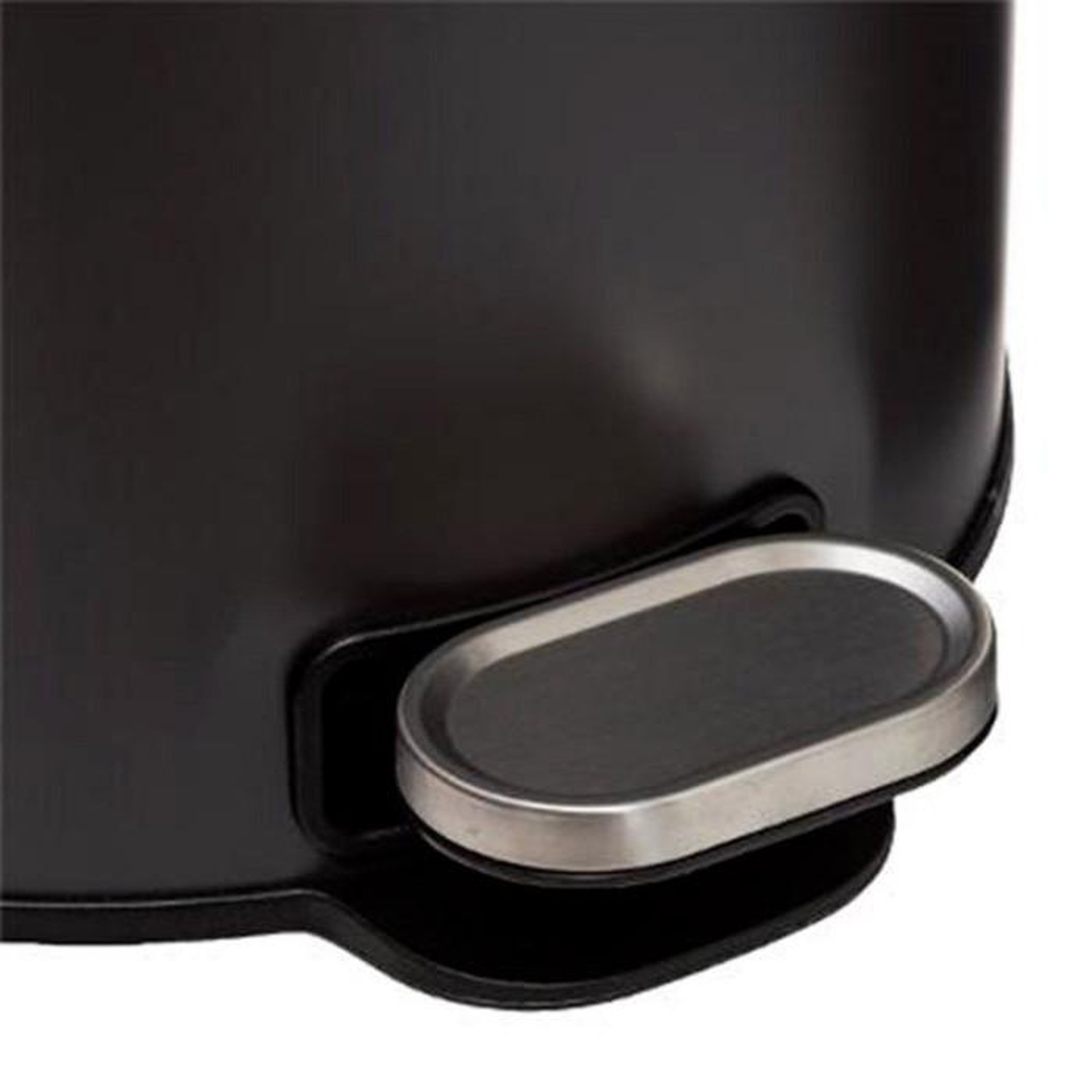 Voir la diapositive 6 : FIVE Poubelle de cuisine en métal  delta  30l noir