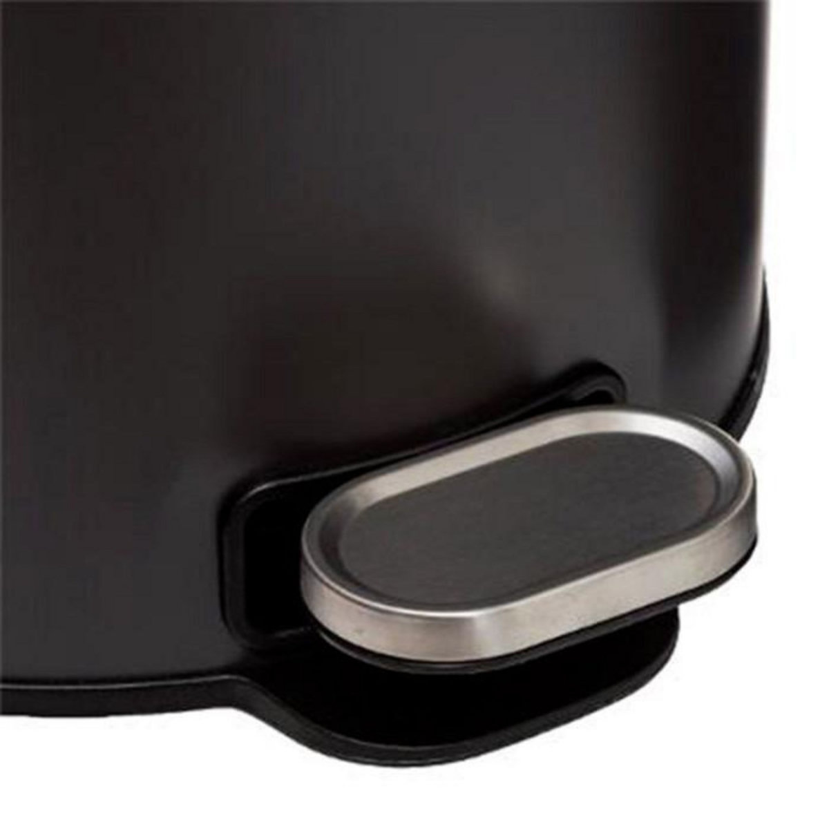 FIVE Poubelle de Cuisine en Métal  Delta  30L Noir