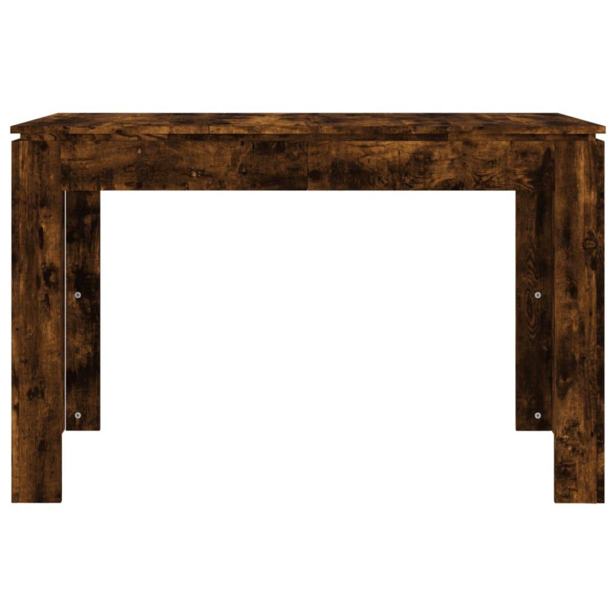 VIDAXL Table a dîner chene fume 120x60x76 cm bois d'ingenierie