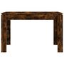 Voir la diapositive 4 : VIDAXL Table a dîner chene fume 120x60x76 cm bois d'ingenierie