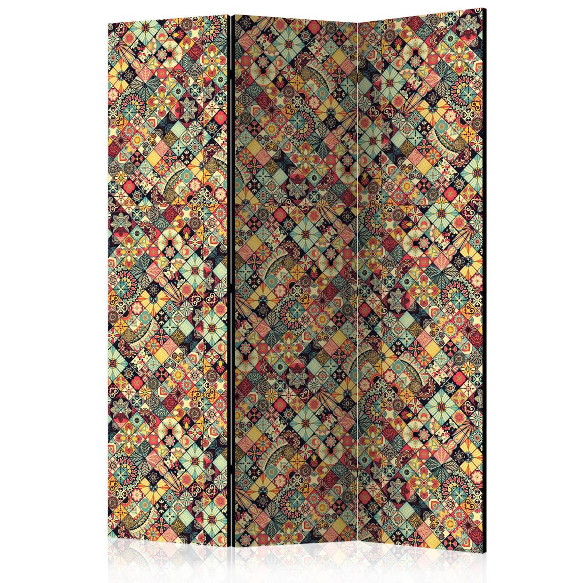 Paris Prix Paravent 3 volets  rainbow mosaic  135x172cm