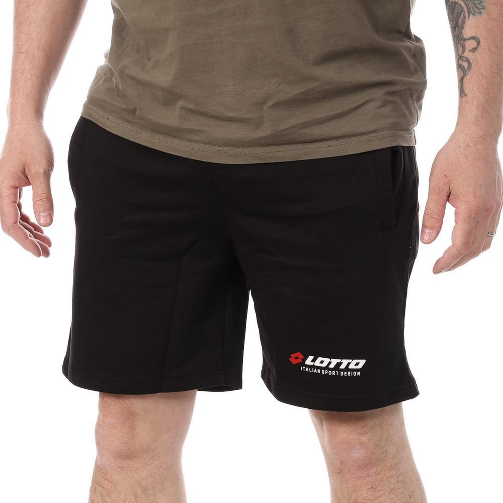 LOTTO Short  Homme Lotto  LT1378. Coloris disponibles : Noir
