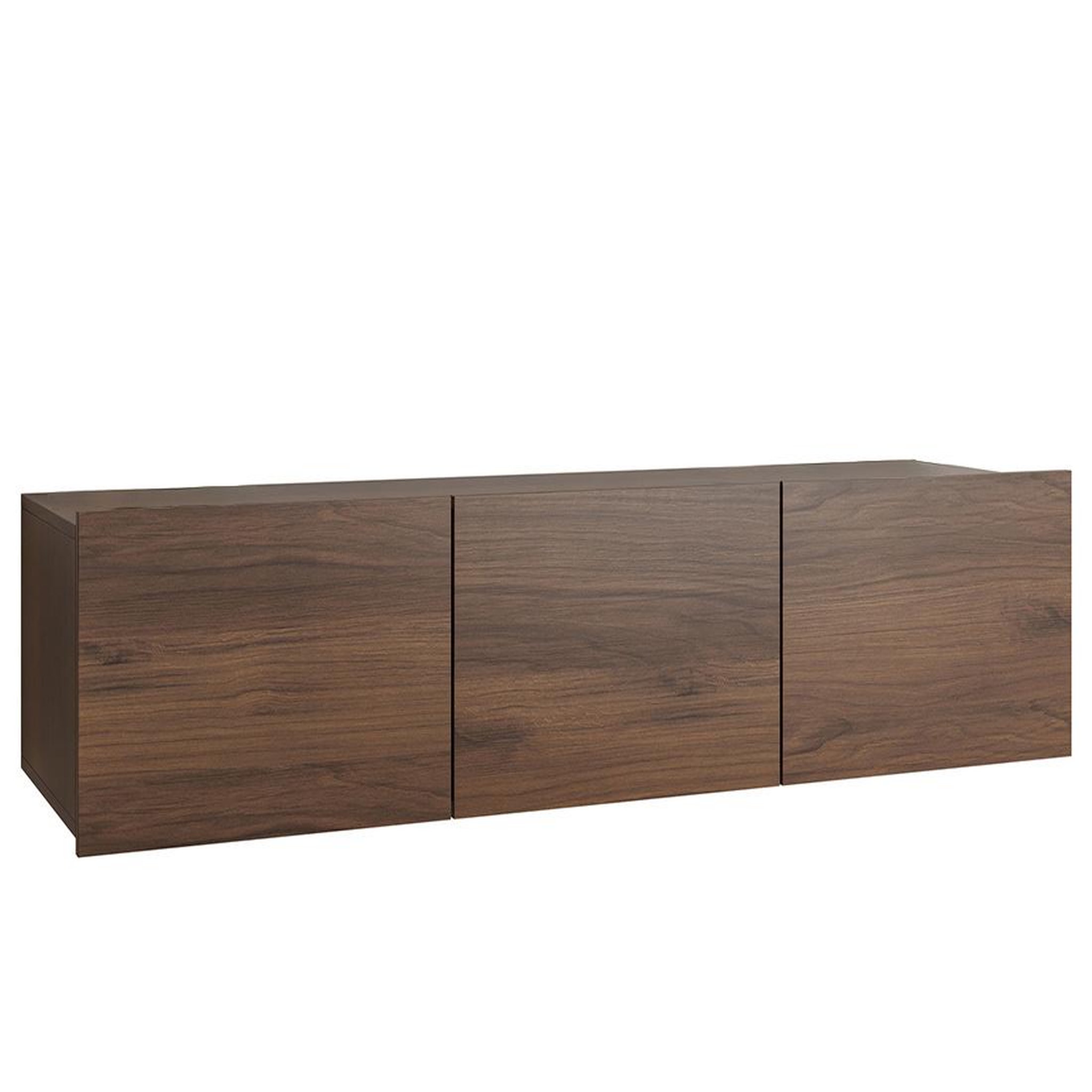 BEST MOBILIER Alix - meuble tv modulable 150 cm - 3 portes. Coloris disponibles : Noir, Beige, Blanc